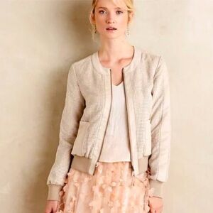 Faux Suede Beige Hei Hei Jacket - Size S